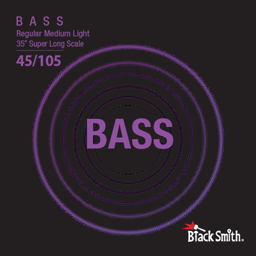 Black Smith Bass String Set 4 Strings 45-105 35