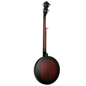 Ortega Americana 5-string Banjo, 18 frets. Whiskey