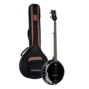 Ortega Banjo, 5 Strings, Black