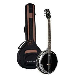 Ortega Banjo, 6 Strings, Black