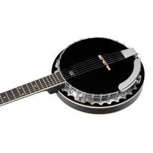 Ortega Banjo, 6 Strings, Black
