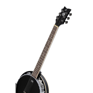 Ortega Banjo, 6 Strings, Electric, Black