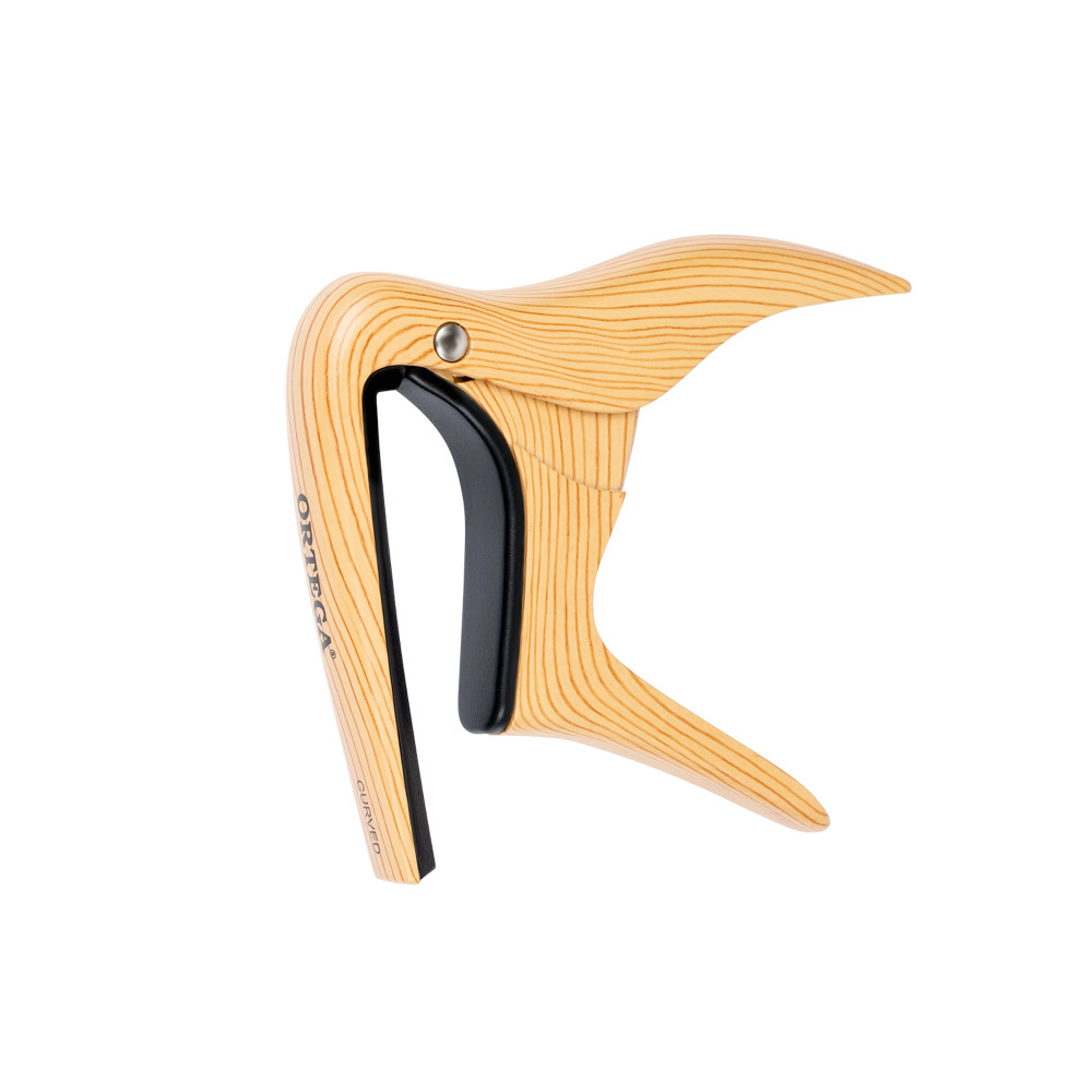 Ortega Acoustic Maple Capo