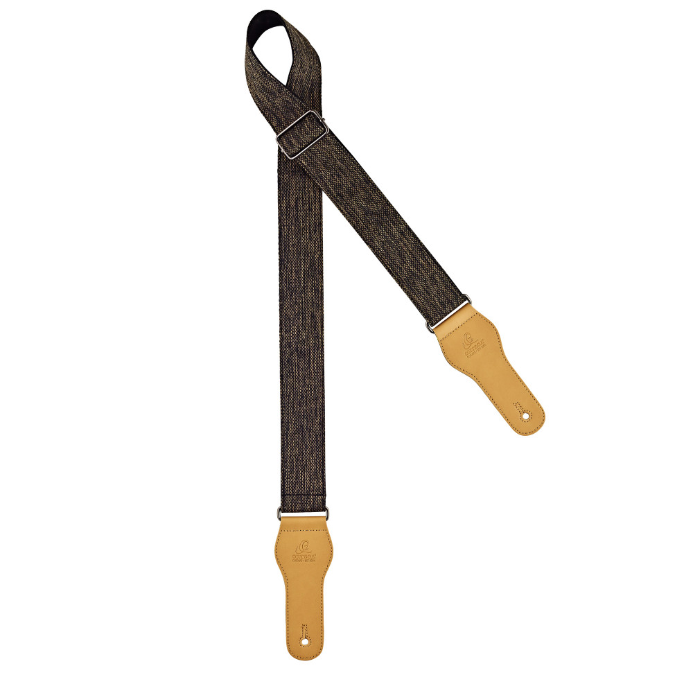 Correa para guitarra Ortega de algodón negro