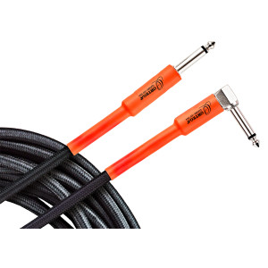 Cable Guitare Ortega 3m Jack Jack Coude