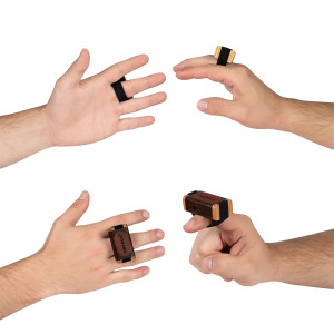 Finger Shaker Ortega, Wood, Large