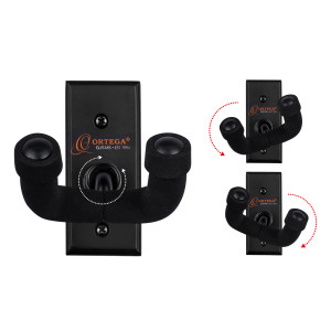Ortega Black Guitar Wall Mount