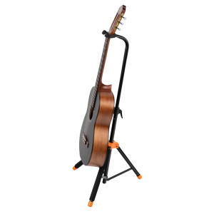 Soporte de guitarra Ortega plegable negro