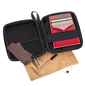 Kalimba Ortega 17 Notes Do Majeur Rouge