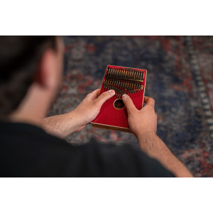 Kalimba Ortega 17 Notes Do Majeur Rouge