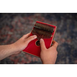 Ortega 17-Note Kalimba C Major Red