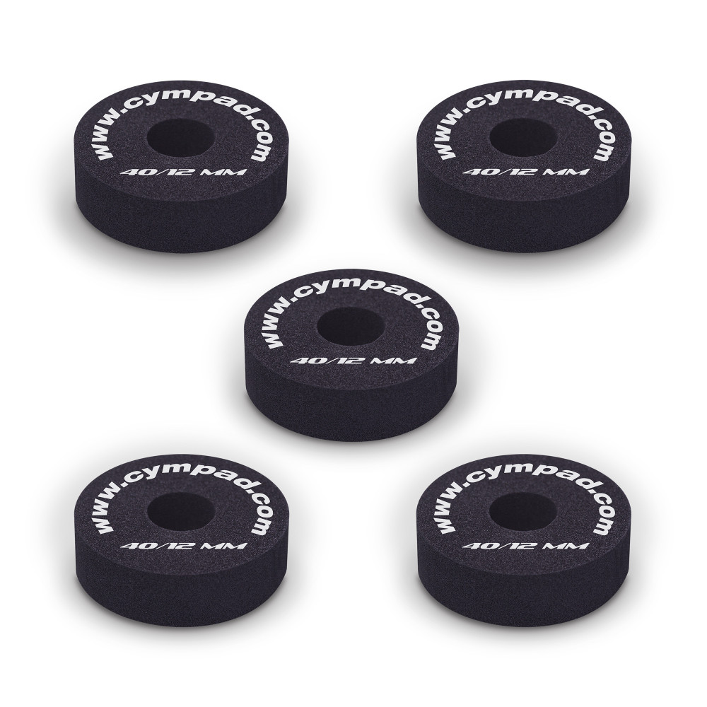 Set of 5 Cympad Optimizer Pads 40/12 mm