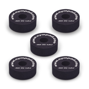 Set de 5 pads Cympad Optimizer 40/15 mm