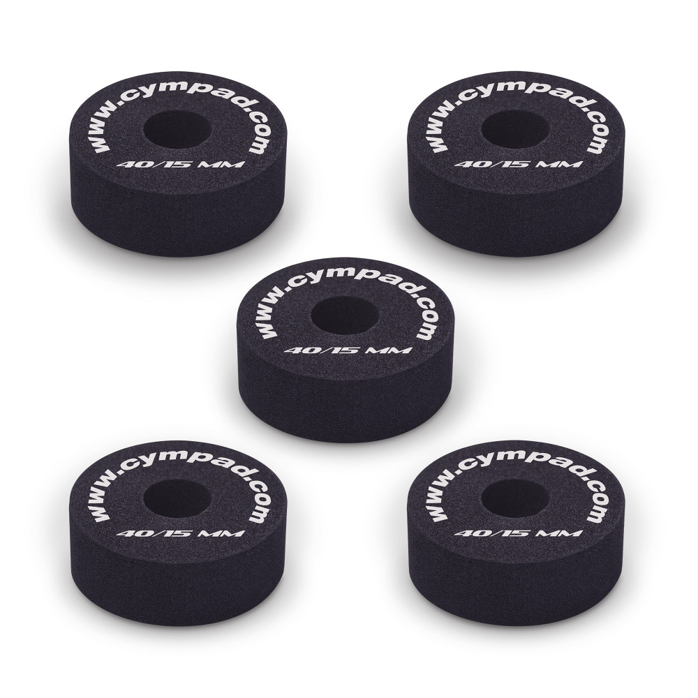 Set 5 Pads Cympad Optimizer 40/15mm