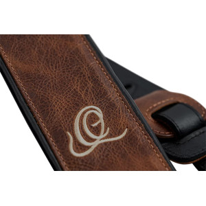 Courroie Guitare Ortega Cuir Desert Sand