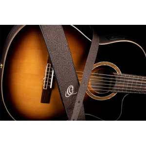 Courroie Guitare Ortega Cuir Byz. Cocoa