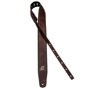 Courroie Guitare Ortega Cuir Vint. Brown