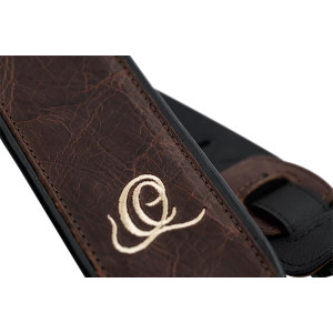 Courroie Guitare Ortega Cuir Vint. Brown