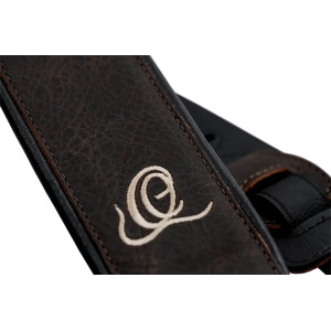 Ortega Guitar Strap Leather V. Bronze