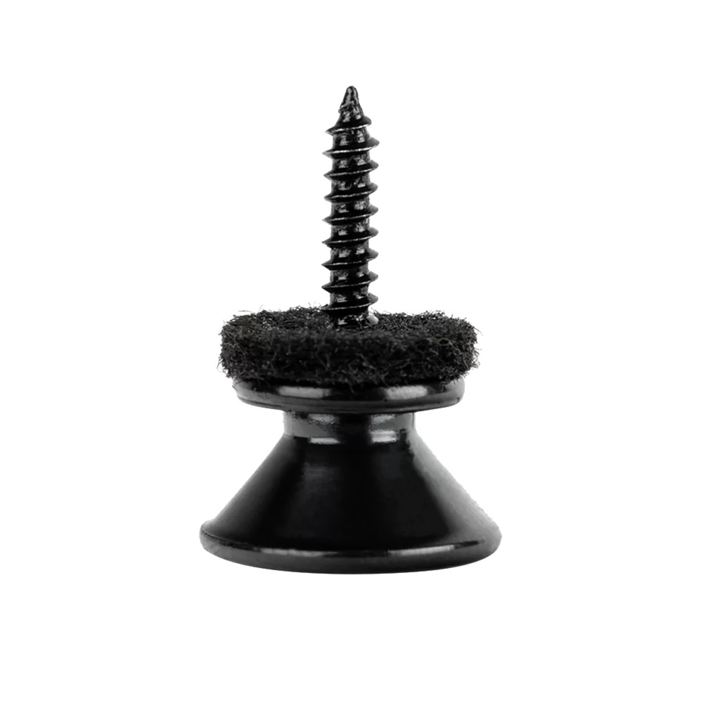 Ortega Black Strap Button Pair