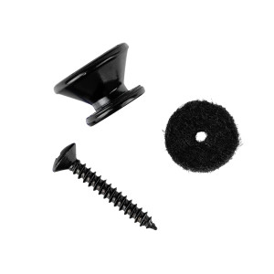 Ortega Black Strap Button Pair