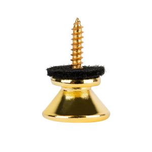 Par de correas de sujeción Ortega doradas