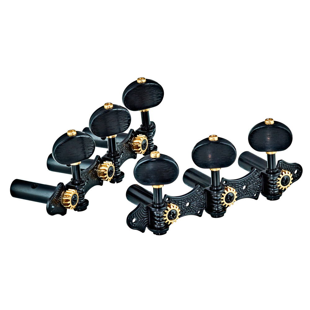 Ortega Deluxe Black Mechanical Guitar Set