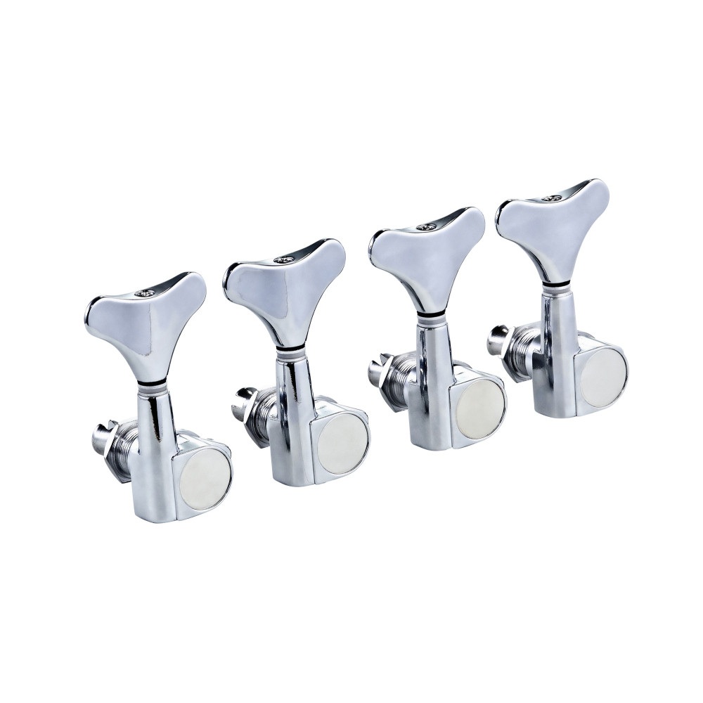 Ortega 4-String Chrome Mechanical Bass Tuning Machines