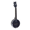 Ortega Ukulele Banjo, 4 Strings, Black