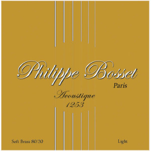 P.bosset Acoustic Soft Brass String Set 12-53
