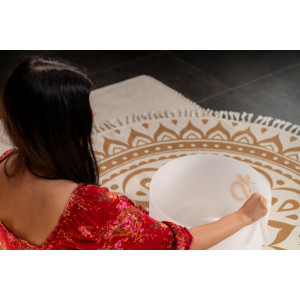Singing Bowl Om Sonic Energy Cristal 16"