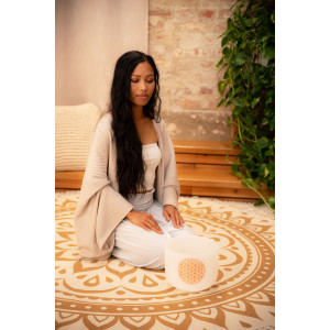 Cuenco tibetano Sonic Energy de cristal 8"