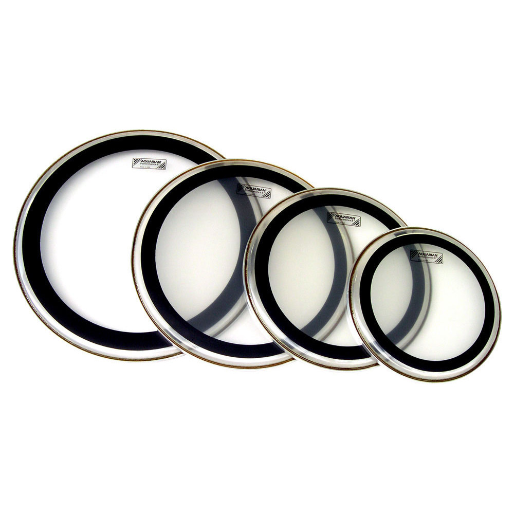 Aquarian Pf10/12/14 + Tc14 Drumhead Pack