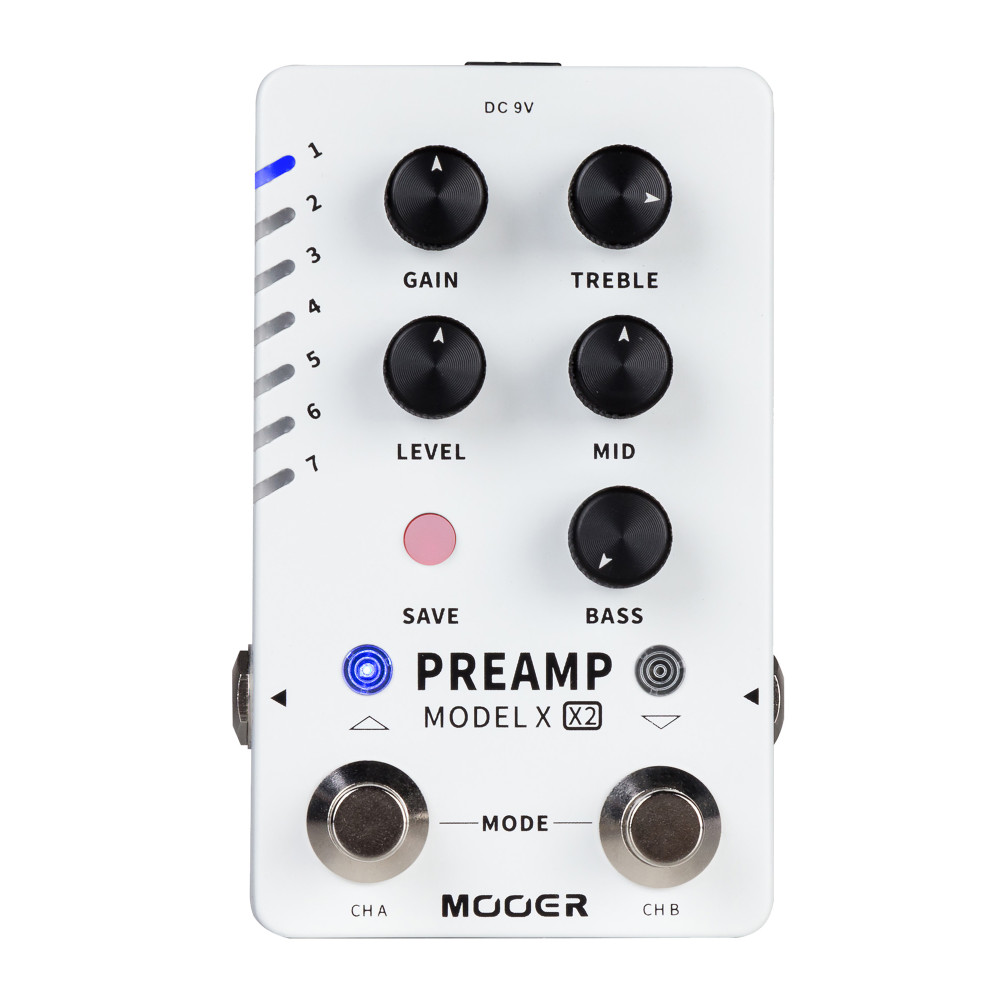 Pedale Mooer Preamp Model X X2