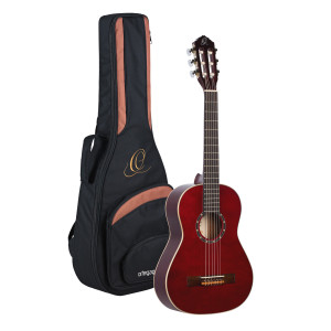 Guitarra 1/2 Ortega R121 Abeto, Burdeos