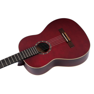 Ortega R121 Spruce Guitar, Bordeaux