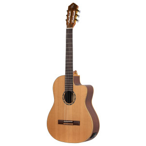 Ortega R131 Solid Cedar Guitar, CW EQ