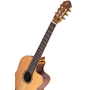 Ortega R131 Solid Cedar Guitar, CW EQ