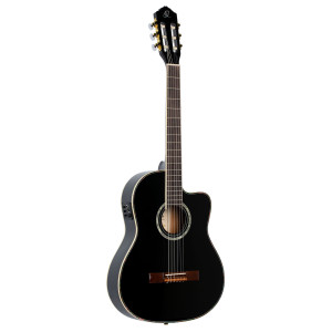 Ortega Rce145 Black Spruce Guitar