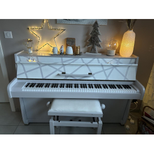 Pleyel Study Acoustic Piano - Light Purple White