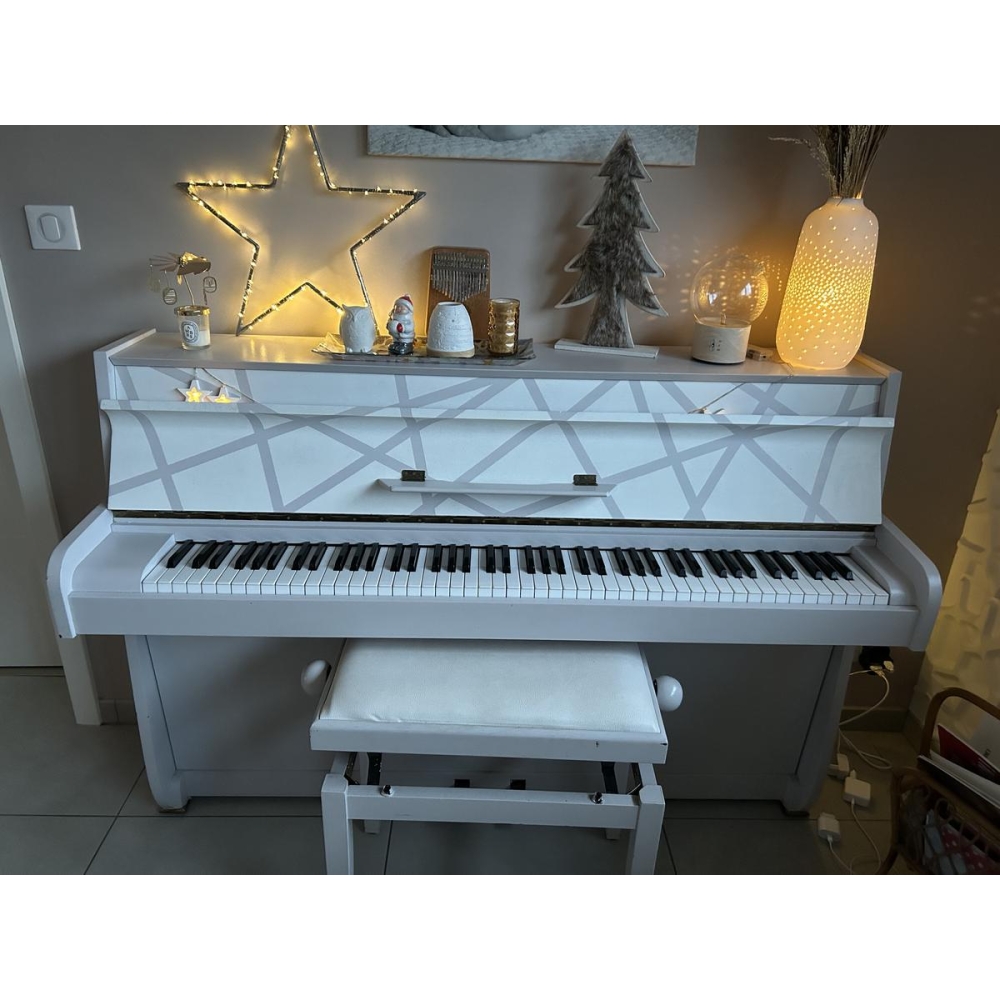 Pleyel Study Acoustic Piano - Light Purple White