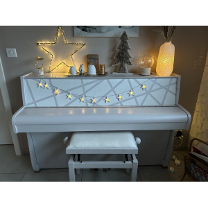 Pleyel Study Acoustic Piano - Light Purple White