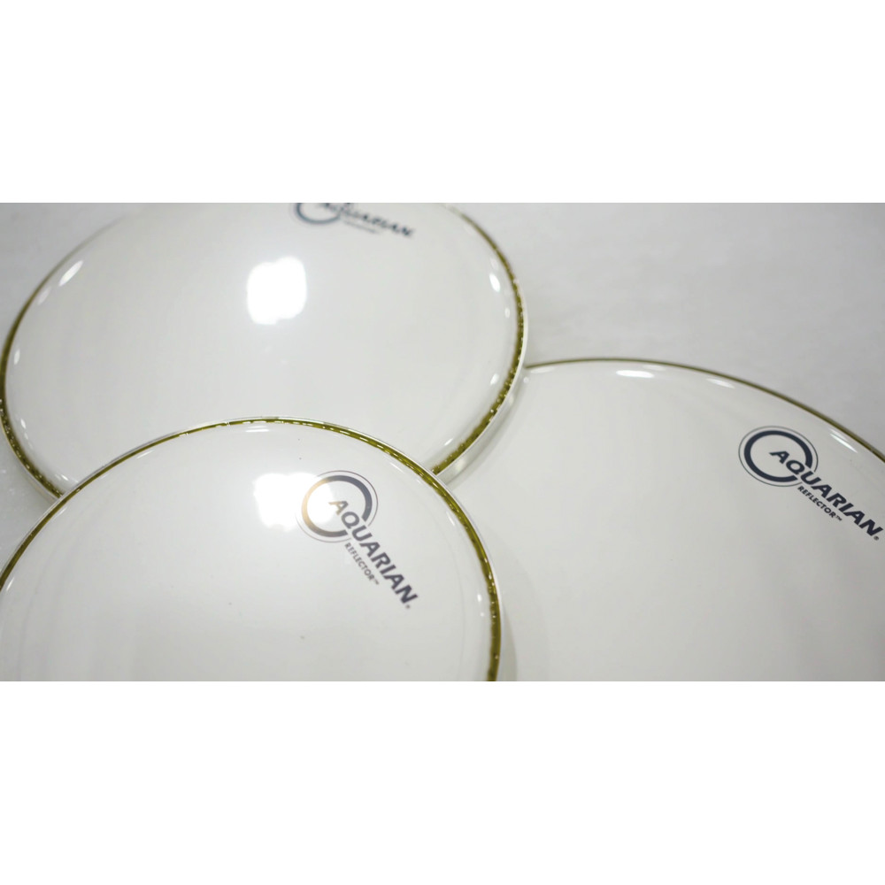Aquarian Reflector 12" White Mirror Drumhead