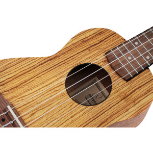 Ortega Soprano Ukulele, Zebra