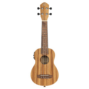 Ortega Soprano Ukulele, Zebra, EQ