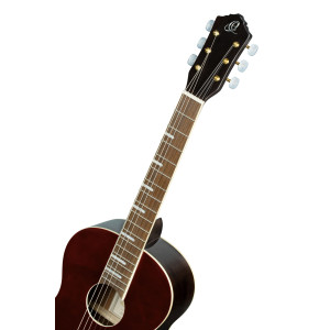 Ortega Ranger Parlor Bordeaux Guitar