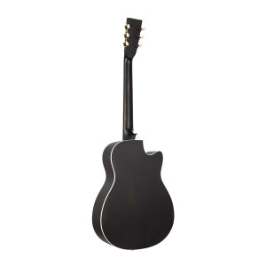 Resonador Ortega CW negro satinado para zurdos