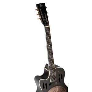 Ortega Cw Resonator, Satin Black, Left-Handed