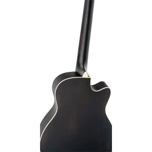 Ortega Cw Resonator, Satin Black, Left-Handed