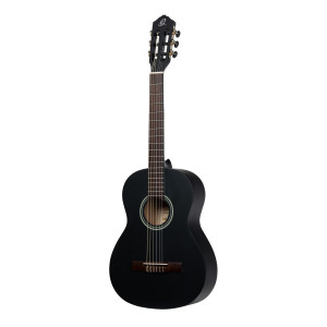 Guitarra Ortega Rst5m 3/4 Negro Mate